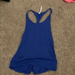 dark blue lululemon tank top